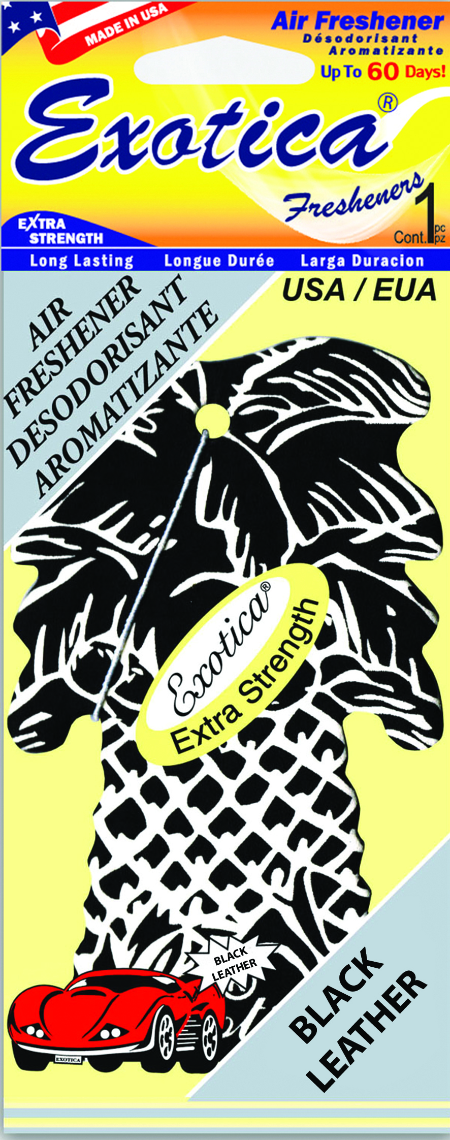 Black Leather Palm Tree