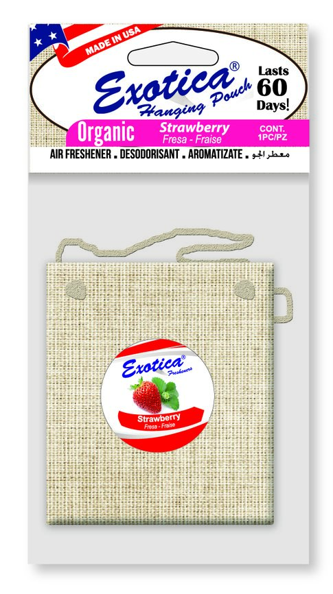 X. Exotica Strawberry Hanging Pouch