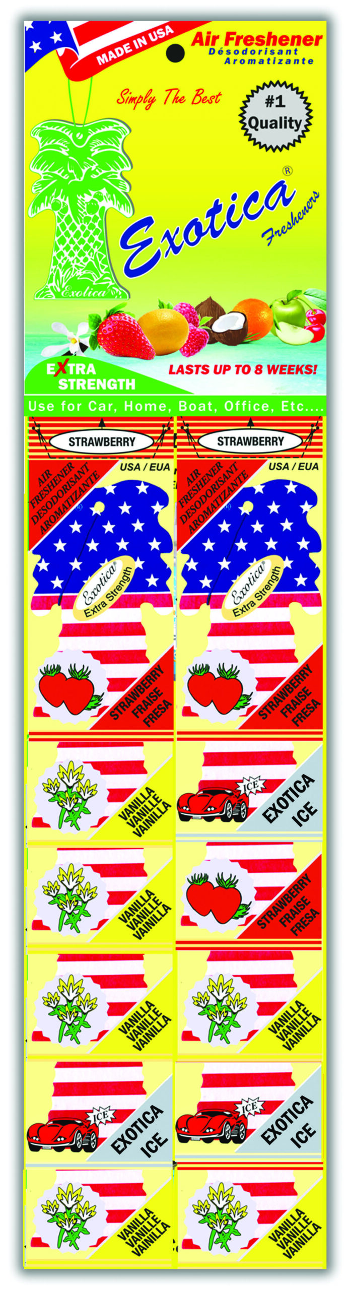 Y. PT48B or PT60B Flag (Mix/1 Fragrance)