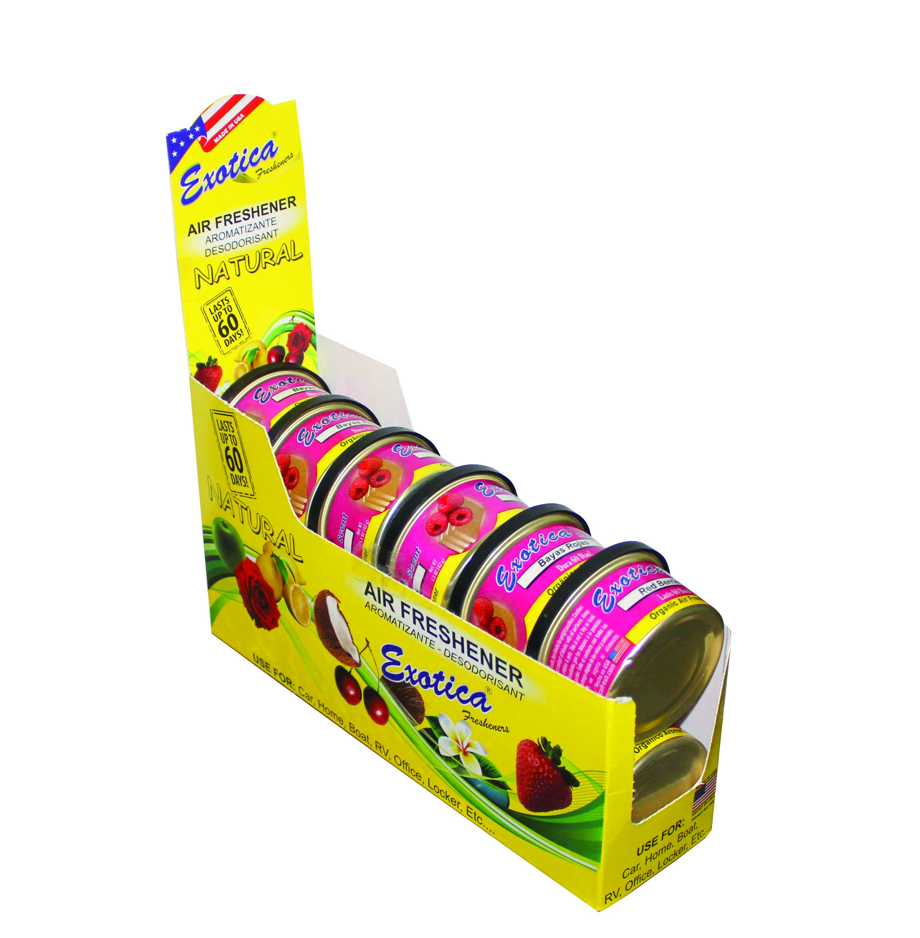 Y. Exotica Scent 12pcs Counter Display With Lid