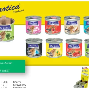 Exotica My Exotica Jumbo Organic 8pc Display